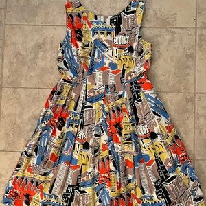 Emily and Fin City Print Dress